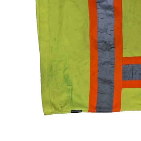 👠 5 for $25 FORCEFIELD Hi VIS SHORT SLEEVE SAFETY SHIRT SIZE LARGE - Picture 3 of 7